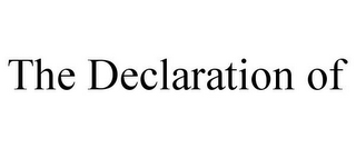 THE DECLARATION OF