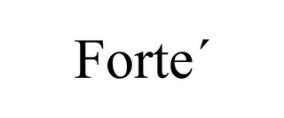 FORTE¿