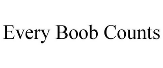 EVERY BOOB COUNTS