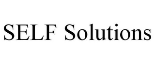SELF SOLUTIONS