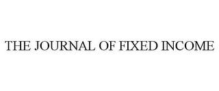 THE JOURNAL OF FIXED INCOME