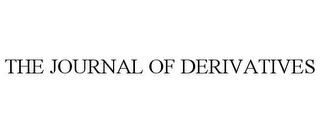 THE JOURNAL OF DERIVATIVES