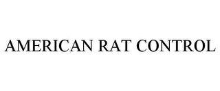 AMERICAN RAT CONTROL