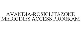 AVANDIA-ROSIGLITAZONE MEDICINES ACCESS PROGRAM