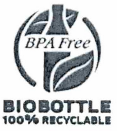 BPA FREE BIOBOTTLE 100% RECYCLABLE