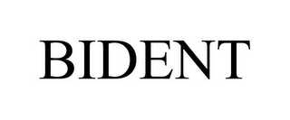 BIDENT