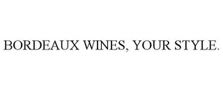 BORDEAUX WINES, YOUR STYLE.