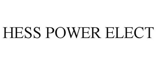 HESS POWER ELECT