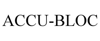 ACCU-BLOC