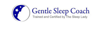 GENTLE SLEEP COACH TRAINED AND CERTIFIED BY THE SLEEP LADY