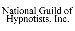 NATIONAL GUILD OF HYPNOTISTS, INC.