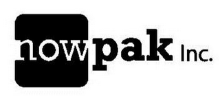 NOWPAK INC.