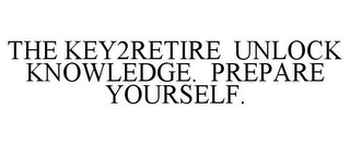 THE KEY2RETIRE UNLOCK KNOWLEDGE. PREPARE YOURSELF.