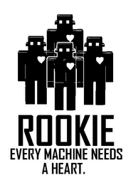 ROOKIE EVERY MACHINE NEEDS A HEART.