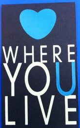 WHERE YOU LIVE