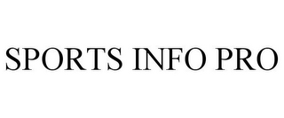 SPORTS INFO PRO
