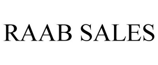 RAAB SALES