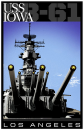 USS IOWA BB-61 LOS ANGELES