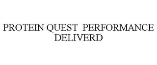 PROTEIN QUEST PERFORMANCE DELIVERD