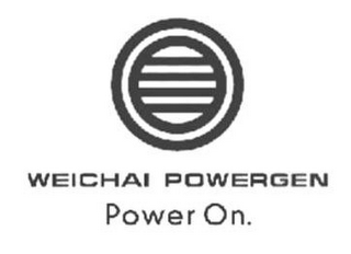 WEICHAI POWERGEN POWER ON.