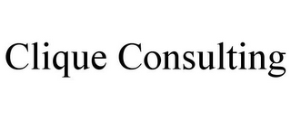 CLIQUE CONSULTING