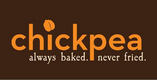 CHICKPEA ALWAYS BAKED. NEVER FRIED.