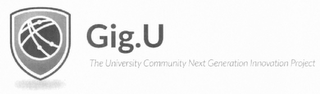 GIG.U THE UNIVERSITY COMMUNITY NEXT GENERATION INNOVATION PROJECT