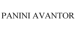 PANINI AVANTOR