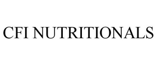 CFI NUTRITIONALS