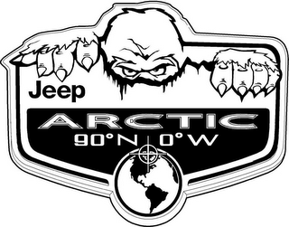 JEEP ARCTIC 90º N 0º W