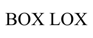 BOX LOX