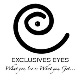 EXCLUSIVES EYES WHAT YOU SEE IS WHAT YOU GET...