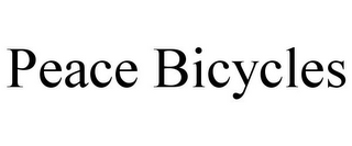 PEACE BICYCLES
