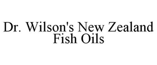 DR. WILSON'S NEW ZEALAND FISH OILS