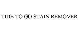 TIDE TO GO STAIN REMOVER