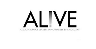 AL!VE ASSOCIATION OF LEADERS IN VOLUNTEER ENGAGEMENT