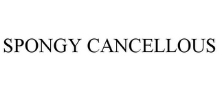 SPONGY CANCELLOUS