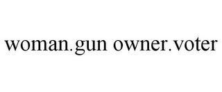 WOMAN.GUN OWNER.VOTER