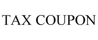 TAX COUPON