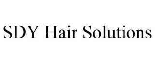 SDY HAIR SOLUTIONS