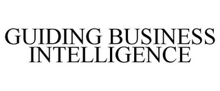 GUIDING BUSINESS INTELLIGENCE