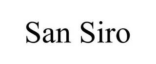 SAN SIRO
