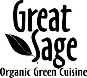 GREAT SAGE ORGANIC GREEN CUISINE