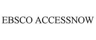 EBSCO ACCESSNOW