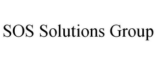 SOS SOLUTIONS GROUP