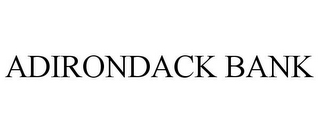 ADIRONDACK BANK
