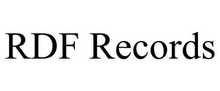 RDF RECORDS