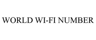 WORLD WI-FI NUMBER