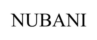 NUBANI
