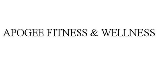 APOGEE FITNESS & WELLNESS